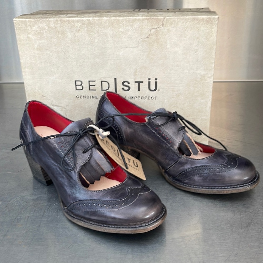 Bed Stu LILLIAN. Oxford heels.